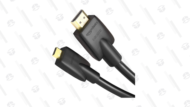 You may have a ton of HDMI cables lying around, but you’ll need a Micro-HDMI cable to use with the Raspberry Pi 4.